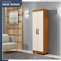 Multiuso New Roma 2 Portas 5 Prateleiras em MDP Benetil Móveis