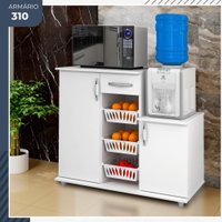 Armário Multiuso Ref 310 2 Portas 1 Gaveta Benetil Móveis