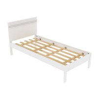 Cama de Solteiro CM8010 Para Colchão de 88cm Branca Tecnomobili