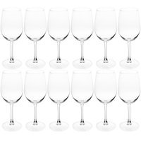 Jogo 12 Taças de Vinho 420ml Vidro Lyor Gourmet Degustação de Vinho Tinto Branco Rose