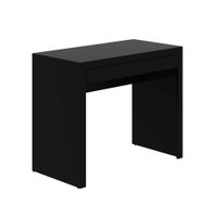 Escrivaninha para Escritório 90cm com 1 Gaveta Preto ME4107 Tecnomobili