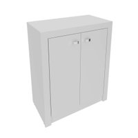 Balcão para Escritório com 2 Portas e 1 Prateleira ME4103 Branco Tecnomobili