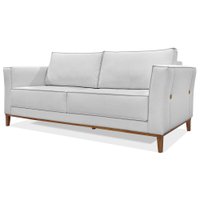 Sofa Balli 2 Lugares 170cm Pes Madeira Linho 221 Grigio Ezz