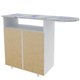 Armário com Tábua de Passar Roupa Nicho Portas Branco 120x35,5x86,7cm TP3000 Tecnomobili