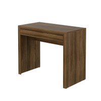 Escrivaninha para Escritório 90cm com 1 Gaveta Nogal ME4107 Tecnomobili