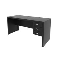 Mesa para Escritório com 3 Gavetas ME4113 Preto Tecnomobili