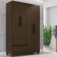 Guarda Roupa 4 Portas 2 Gavetas Dubai Plus Imop Móveis Cacau