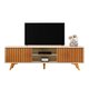Rack Gaia 02 Portas de Correr 2,18 cm Mavaular Off White Com Naturalle