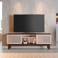 Rack Frescor MDP e MDF Candian JCM Movelaria Café com Off White