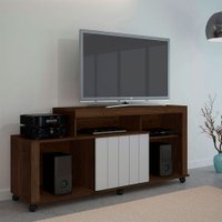 Rack Ouro Candian MDP JCM Movelaria Café com Off White