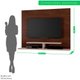 Painel Sion Candian MDP JCM Movelaria Cafe com Off White