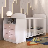 Berço Cômoda com Colchão Incluso Colinho de Mãe Multimóveis MP4304