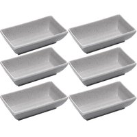 6 Porta Shoyu Melamina 10x6x3cm Tóquio Granilite Lyor Molho Tarê Sunomono