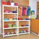 Estante Modular Plástica 5 Prateleiras Câmara Fria Até 250kg Multiuso Ordene Branca