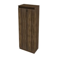Armário Estante para Escritório com 2 Portas e Chave ME4151 Nogal Tecnomobili