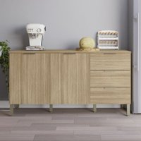 Balcão de Cozinha para Pia 160 Cm Glam 2 Portas 3 Gavetas Freijó - Kits Paraná