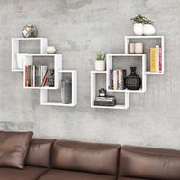 Nicho Movelbento Composto Decorativo 79x79x20 Branco