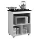 Balcão para Cooktop 04 Bocas 1 Porta Basculante Salvia