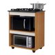 Balcão para Cooktop 5 Bocas Turim Naturalle Com Off White