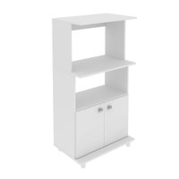 Balcão para Forno e Micro-ondas com 2 Portas BL3301 Branco Tecnomobili