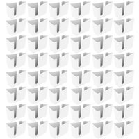 Kit 48 Suportes Porta Guardanapos de Mesa Trio Crippa Branco Lanchonete Restaurante