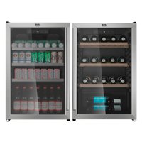 Kit EOS Beer & Wine: Cervejeira 115L Frost Free ECE130 110V + Adega Champanheira Inox 47 Garrafas ECE130A 220V