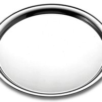 Bandeja Tramontina Service em Aço Inox Redonda 30 cm