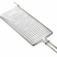 Grelha Tramontina Churrasco em Aço Inox 83 x 27,4 cm