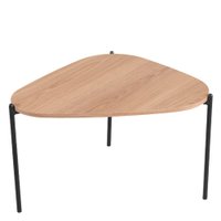 Mesa de Centro Organica Pe Metal Preto Hanover 28015 Artesano