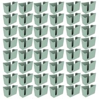 Kit 48 Suportes Porta Guardanapos de Mesa Trio Crippa Verde Menta Lanchonete Restaurante