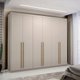 Guarda-Roupa Casal Vancouver Majestic 6 Portas 3 Gavetas 100% Mdf Fendi - Pnr Móveis