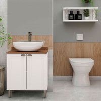 Armário Multiuso Acquaflex 2 Peças Trend Branco Fosco - Genialflex