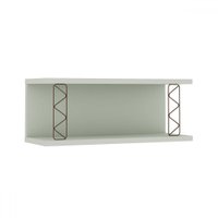 Armário Aéreo Cozinha Aberto 80cm 100% Mdf com Metalon Mint - Genialflex