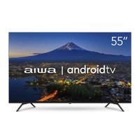 Smart TV AIWA 55 Android 4K Borda Ultrafina Dolby VisioneAtmos Preto