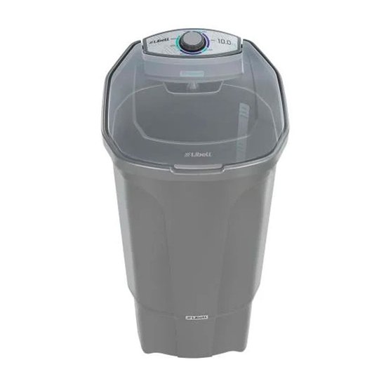 Lavadora Semi Automática 10KG Libell Prata