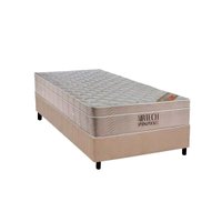Conjunto Box Solteiro: Colchão Molas Ortobom SuperPocket Airtech Spring + Base CRC Suede Clean(88x188)