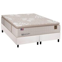 Conjunto Box Queen: Colchão Molas Sealy LFK Royal Comfort + Base CRC Courano White(158x198)