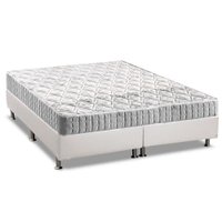 Conjunto Box Queen: Colchão Espuma D Angelis Anjos D33 Orthosono + Base CRC Courano White (158x198)