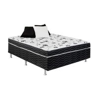 Cama Box Conjugado Casal: Colchão Ortopédico Union (138x188x43) - Ortobom