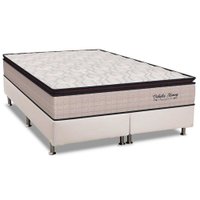 Cama Box King: Colchão Molas Orthoflex MasterPocket Ensacadas Memory HP + Base CRC Courano White(193x203)
