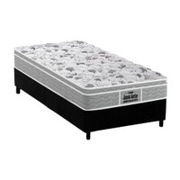 Conjunto Box Solteiro: Colchão Anatômico Probel D45/ Guarda Costas Próextreme Plus + Base CRC Suede Black(88x188)