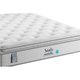 Cama Box Queen: Colchão Molas Plumatex MasterPocket Ensacadas Confortgel + Base CRC Courano White(158x198)