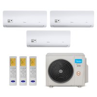 Ar Cond Multi Split Inverter Midea Xtreme Save Connect 18.000 Btus (1 Evap 9.000 e 2x Evap 12.000) Quente/frio 220V