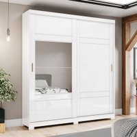 Guarda-Roupa Casal Verg 2 Portas 3 Gavetas Branco - Henn