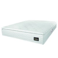 Colchão Casal Espuma D45 Lazio Pillow Top 138x188x24cm Branco Hellen - Suporta Até 150 Kg Por Pessoa