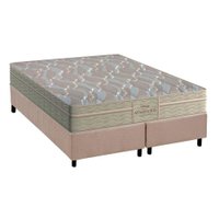 Cama Box King: Colchão Ortopédico Probel D45/EP Advanced Tech2000 Plus + Base CRC Suede Clean(193x203)
