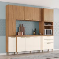 Cozinha Compacta 11 Portas 2 Gavetas para 1 Forno B126