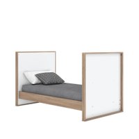 Quarto de Bebê com Guarda Roupa 4 Portas Cômoda e Berço Aurora Casa 812