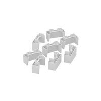 Multiuso de Cozinha Kit 8Un Pés PVC P/ Balcão de Branco - Henn
