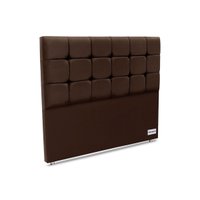 Cabeceira Cama Box Estofada Piave Veluto Queen - Suede Marrom - Ortobom